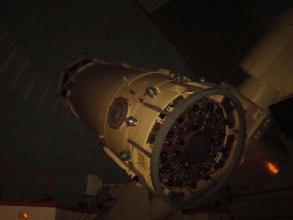 Telescope at the Mcdonald's Observatory.